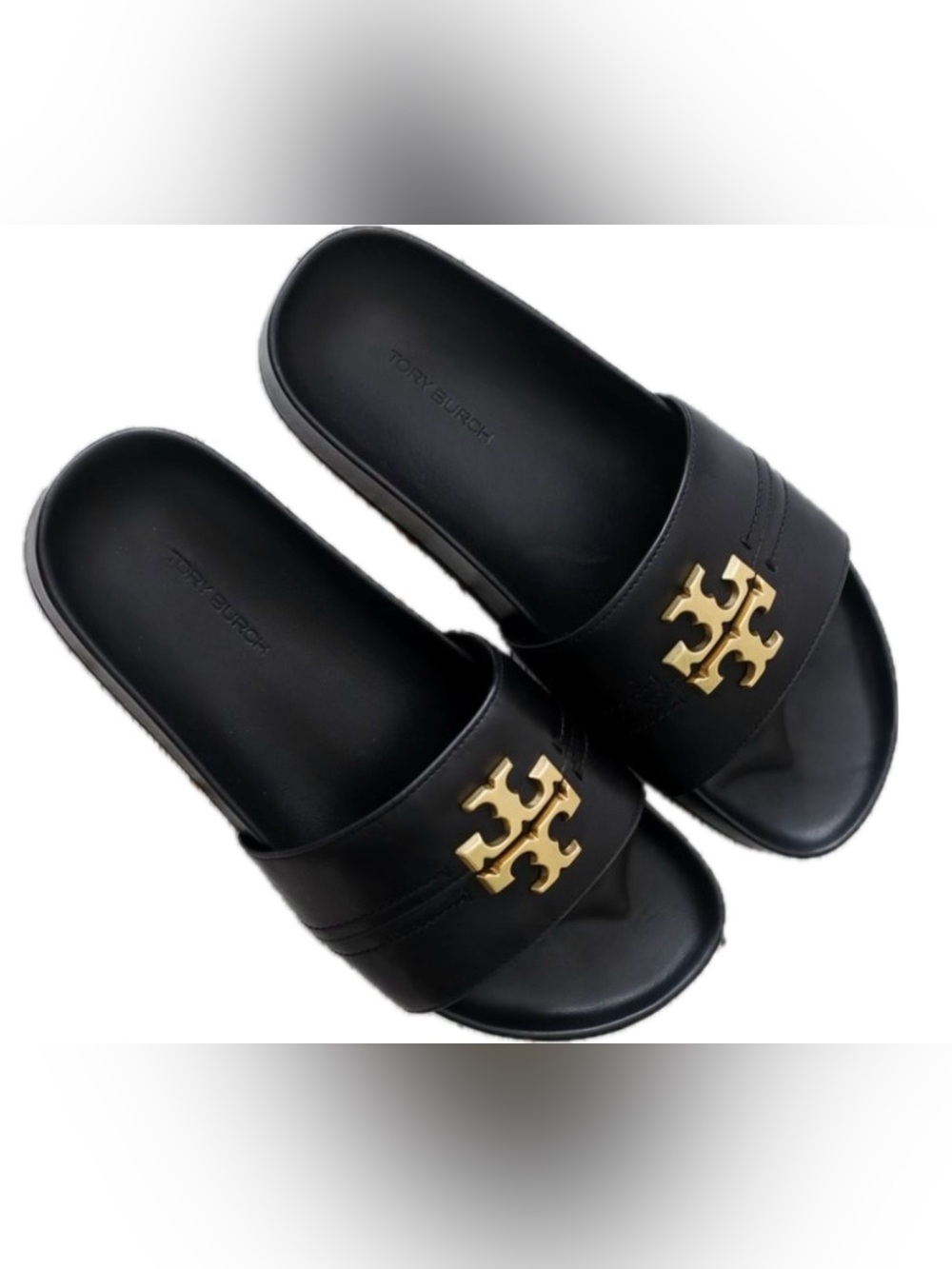 Tory Burch Everly Anatomic Cloud Leather Slides